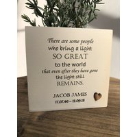 Denkmal Einer Besonderen Friend Blume/Pflanze Topf Personalisierte Bereavement in Erinnerung An Einen Geliebten Menschen - Sohn Oder Tochter Mama von SCPLTD