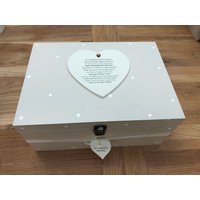 Ehemann Erinnerungsbox ~ in Liebevoller Erinnerung An Einen Mann Personalisiert Sehr Groß Oder Frau Mama Papa Etc Trauer von SCPLTD