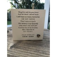 Memorial Husband Verlust Blume/Pflanze Topf Personalisierte Bereavement in Erinnerung An Einen Geliebten , Mama Papa Nana Grandad Tochter Sohn Oder von SCPLTD