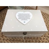 Mum Personalisiert Sehr Große Erinnerungsbox ~ Erinnerung An Mama Frau/Papa Sohn Jeder Name Trauer Verlust von SCPLTD