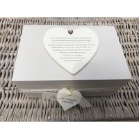 Personalisierte Erinnerungsbox Im Shabby Chic Stil.. Trauerfall.. Verlust, in Erinnerung An Einen Geliebten Mann Oder Beliebigen Namen ~ von SCPLTD