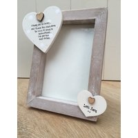 Schäbige Personalisierte Chic Fotorahmen Godmother Godchild Pate Taufe Geburtstag Patin Sentimental Alle Namen Geschenk von SCPLTD