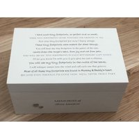 Shabby Chic Personalisierte Erinnerungsbox ~ Erinnerung An Baby/Kind Jeder Name Fehlgeburt Verlust Des Babys Still Born Trauer Trauer Shabby Chic Personalisierte Erinnerungsbox ~ Erinnerung An Baby/Kind Jeder Name Fehlgeburt Verlust Des Babys Still Born Trauer Trauer von SCPLTD