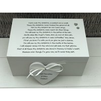 Shabby Chic Personalisierte Erinnerungsbox ~ Erinnerung An Baby/Kind Jeder Name Fehlgeburt Verlust Des Babys Still Born Trauer Trauer Shabby Chic Personalisierte Erinnerungsbox ~ Erinnerung An Baby/Kind Jeder Name Fehlgeburt Verlust Des Babys Still Born Trauer Trauer von SCPLTD