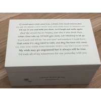 Shabby Chic Personalisierte Erinnerungsbox ~ in Erinnerung An Ehemann Oder Frau/Tochter Sohn Mama Papa Jeder Name Trauer Trauer Shabby Chic Personalisierte Erinnerungsbox ~ in Erinnerung An Ehemann Oder Frau/Tochter Sohn Mama Papa Jeder Name Trauer Trauer von SCPLTD