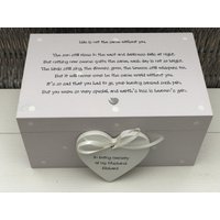 Shabby Chic Personalisierte Erinnerungsbox ~ in Erinnerung An Ehemann Oder Frau/Tochter Sohn Mama Papa Jeder Name Trauer Trauer Shabby Chic Personalisierte Erinnerungsbox ~ in Erinnerung An Ehemann Oder Frau/Tochter Sohn Mama Papa Jeder Name Trauer Trauer von SCPLTD
