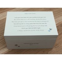 Shabby Chic Personalisierte Erinnerungsbox in Erinnerung An Papa ~ Trauerverlust Vater Pops Jeder Name Trauer Trauer Shabby Chic Personalisierte Erinnerungsbox in Erinnerung An Papa ~ Trauerverlust Vater Pops Jeder Name Trauer Trauer von SCPLTD