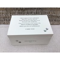 Shabby Chic Personalisierte Erinnerungsbox in Erinnerung An Papa ~ Trauerverlust Vater Pops Jeder Name Trauer Trauer Shabby Chic Personalisierte Erinnerungsbox in Erinnerung An Papa ~ Trauerverlust Vater Pops Jeder Name Trauer Trauer von SCPLTD