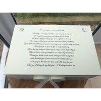 Shabby Chic Personalisierte Geschenk Für Eine Tochter An Ihrem Hochzeitstag Schmuck, Schmuckstück, Andenken, Memory-Box Mutter Der Braut Shabby Chic Personalisierte Geschenk Für Eine Tochter An Ihrem Hochzeitstag Schmuck, Schmuckstück, Andenken, Memory-Box Mutter Der Braut von SCPLTD