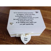 Shabby Hochzeitsgeschenk Für Die Braut Von Ihrer Brautjungfer Chic Präsentieren Personalisiert von SCPLTD