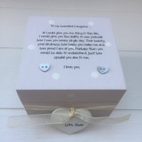 Shabby Personalisierte Schicke Box Besonderes Geschenk Für Tochter Special Sentimental Trinket Jeder Name von SCPLTD