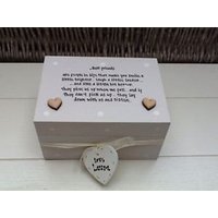 Shabby Personalisierte Schicke Box Beste Spezielle Freund Geschenk Schmuckstück Schmuck Jeder Name von SCPLTD