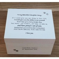 Shabby-Personalisierte Schicke Box Spezielle Tochter Geschenk-Geburtstags-Schmuckstück Schmuck Jeder Name Shabby-Personalisierte Schicke Box Spezielle Tochter Geschenk-Geburtstags-Schmuckstück Schmuck Jeder Name von SCPLTD