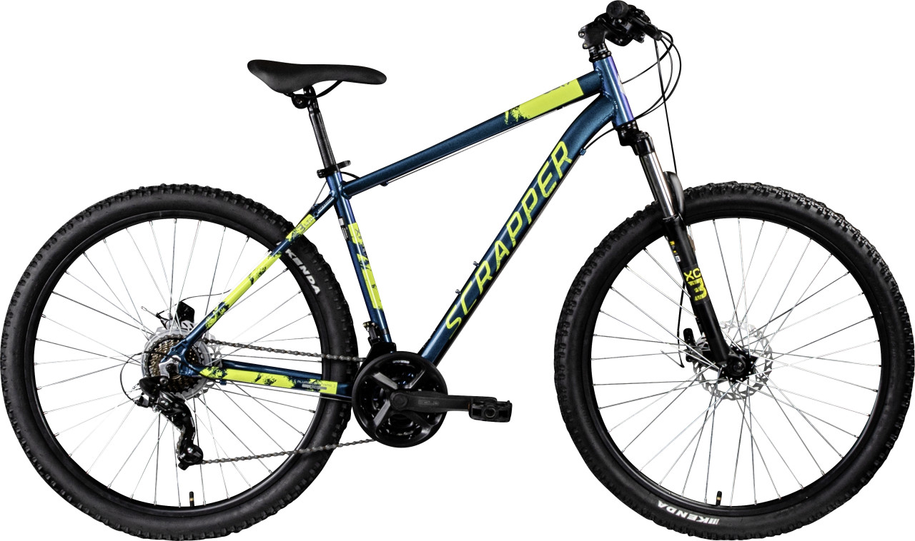 Scrapper Mountainbike XC 3.1 LTD XL 27,5 Zoll RH 55cm 21-Gang blau gelb von SCRAPPER