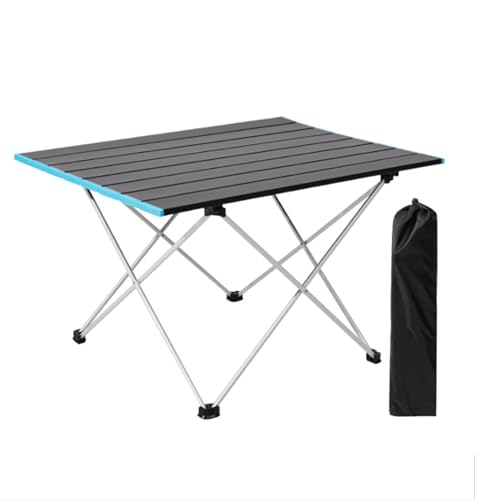 SCREENKART Tragbarer Campingtisch, Leichter Klapptisch mit Aluminium-Tischplatte und Tragetasche, einfach zu tragen, Klapptisch Campingtische Kleiner, Tragbarer Outdoor Strandtisch von SCREENKART