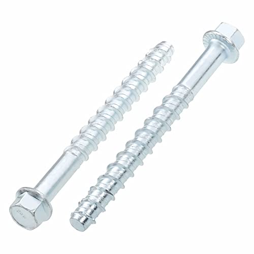 Betonschrauben verzinkt Option 1 Sechskantkopf 8 x 90 mm - 25 Stück von SCREW REBEL