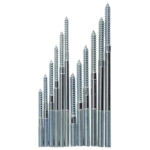 SCREW REBEL Stockschraube Verzinkt Torx Antrieb - M8 x 70-100 Stück von SCREW REBEL