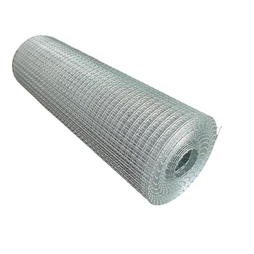Hardware-Tuch, 0,64 cm, 4,5 x 4,5 m, 23 Gauge, doppellagig, Feuerverzinkung nach dem Schweißen, Hühnerdraht, Gartendrahtzaun, Kaninchen, Schlangenzaun, Hühnerstall, Pflanzenstützen Hardware-Tuch, 0,64 cm, 4,5 x 4,5 m, 23 Gauge, doppellagig, Feuerverzinkung nach dem Schweißen, Hühnerdraht, Gartendrahtzaun, Kaninchen, Schlangenzaun, Hühnerstall, Pflanzenstützen von SCRMUSHUZI
