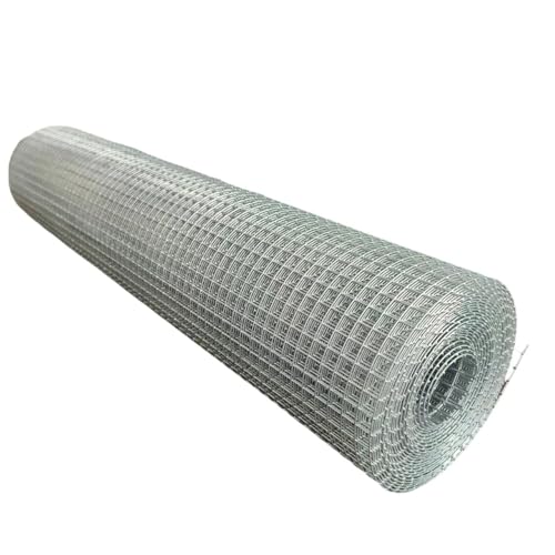 Hardware-Tuch, 0,64 cm, 6,8 x 4,5 m, 23 Gauge, doppellagig, Feuerverzinkung nach dem Schweißen, Hühnerdraht, Gartendrahtzaun, Kaninchen, Schlangenzaun, Hühnerstall, Pflanzenstützen Hardware-Tuch, 0,64 cm, 6,8 x 4,5 m, 23 Gauge, doppellagig, Feuerverzinkung nach dem Schweißen, Hühnerdraht, Gartendrahtzaun, Kaninchen, Schlangenzaun, Hühnerstall, Pflanzenstützen von SCRMUSHUZI