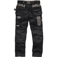 Arbeitshose mit Holstertaschen "Pro Flex", schwarz Größe 44 regulär von SCRUFFS