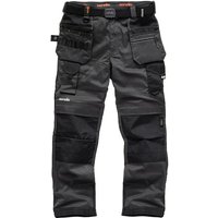 Scruffs - Arbeitshose mit Holstertaschen "Pro Flex", anthrazit Größe 23 kurz Scruffs - Arbeitshose mit Holstertaschen "Pro Flex", anthrazit Größe 23 kurz von SCRUFFS