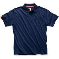 Polohemd "Eco Worker", marineblau Größe xl von SCRUFFS