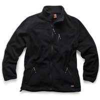 Scruffs wasserabweisende Fleecejacke Worker schwarz Größe XL von SCRUFFS