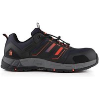 Sicherheits-Sportschuh, "Air", schwarz/orange Größe 45 (10,5) von SCRUFFS