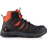 Sicherheitsstiefel "Glide", schwarz/orange Größe 43 (9) von SCRUFFS