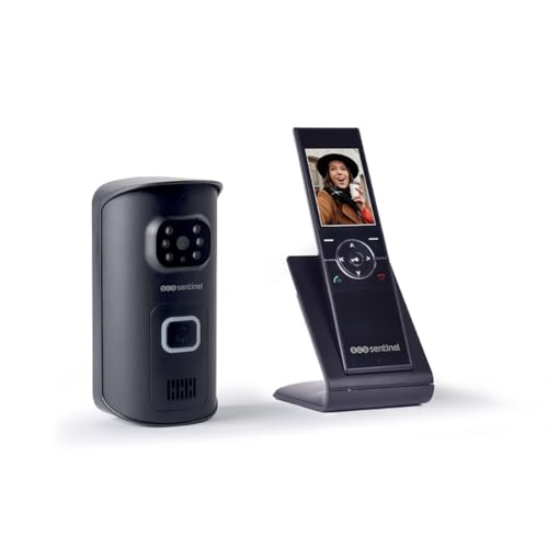 SCS Sentinel - PVS0010 - Schnurloses Videotelefon - Video-Gegensprechanlage - Handset mit Einer Reichweite von 150 m - 10 Stunden Batterielaufzeit - AirVisio 150-3 Jahre Garantie. von SCS Sentinel