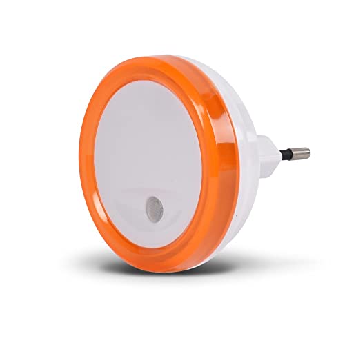 SCS Sentinel - HEC0085 - PlugLight Orange - Baby-Nachtlicht - Nachtlicht Kinderzimmer - Elektrisches Baby-Nachtlicht - Dämmerungslicht - Nachtlicht Dämmerungserkennung - Farbe Orange von SCS Sentinel