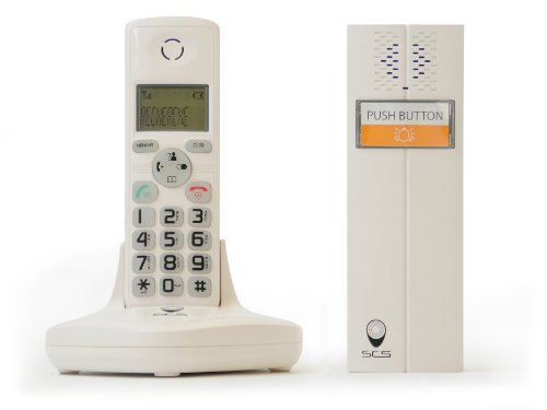 SCS SEN4139507 Gegensprechanlage ohne Kabel, Dect-technologie, 50 m, weiß von SCS Sentinel