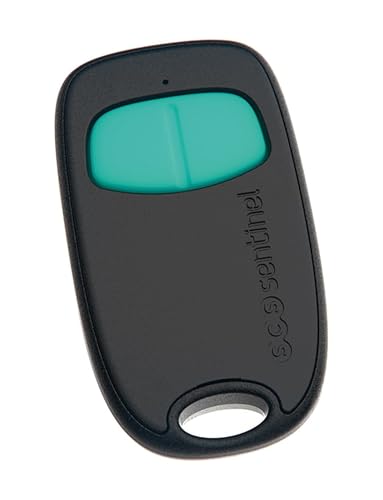 SCS Sentinel, AAM0132, 2-Kanal Tor-Fernbedienung mit Geheimcode, Sendefrequenz 433,92 MHz, 1 Lithium-Batterie CR2032, SimplyControl, Türkis von SCS Sentinel