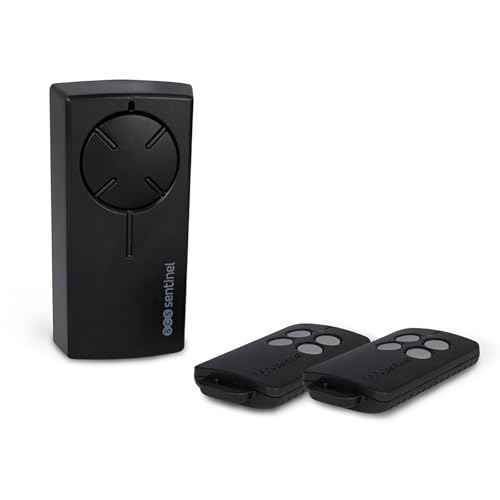 SCS Sentinel, AAM0220, Universal Radiogate Receiver Kit 2 Fernbedienungen, Kompatibel mit Toren und Garagen, Einfache Installation, Grau von SCS Sentinel