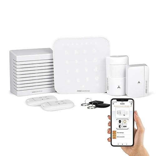 SCS Sentinel, SAL0059, Wireless Alarm Kit Connected Wi-Fi and GSM 4G,Enthält 1 Alarm, 1 Wireless Bewegungsmelder, 1 Wireless Öffnungsmelder und 1 Sirene, KitAlarm SCS Sentinel, SAL0059, Wireless Alarm Kit Connected Wi-Fi and GSM 4G,Enthält 1 Alarm, 1 Wireless Bewegungsmelder, 1 Wireless Öffnungsmelder und 1 Sirene, KitAlarm von SCS Sentinel