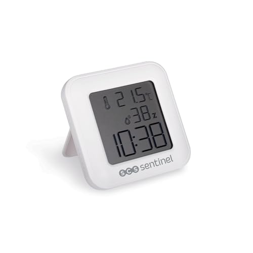 SCS Sentinel - HCN0085 - Thermometer - Digitaler Hygrometer - Innenthermometer - Innenhygrometer - Digitales Thermometer - Hygrometer für Innenräume - Thermohygro von SCS Sentinel