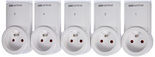 SCS Sentinel - HCN0018 - ControlPower 2300W 5er-Set - 30m Reichweite im freien Feld - Fernbedienung mit Batterie LR23-A-12V - ControlPower 2300W von SCS Sentinel