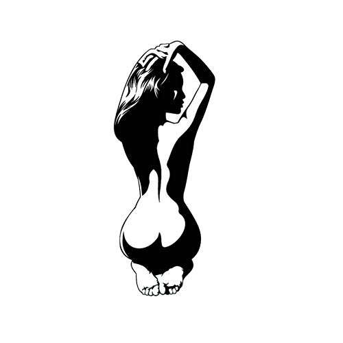 Auto-Aufkleber 5,9 * 14,8 cm Nackte Frau Zurück Mädchen Heiße Autoaufkleber Dekor Vinyl Schwarz Silber Auto-Aufkleber 5,9 * 14,8 cm Nackte Frau Zurück Mädchen Heiße Autoaufkleber Dekor Vinyl Schwarz Silber von SCSHY