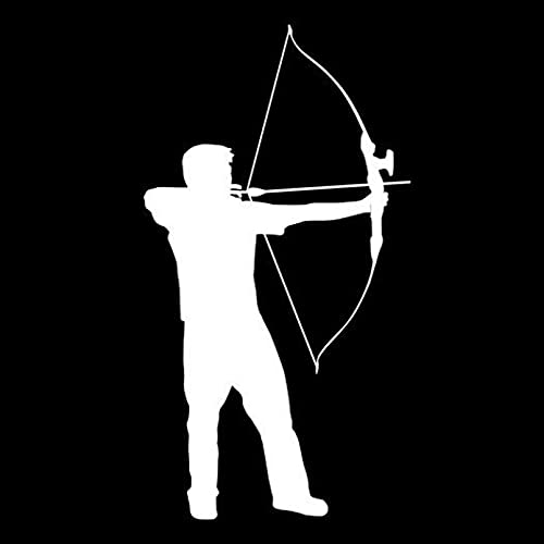 SCSHY Auto-Aufkleber 10,6 * 19,5 cm Künstlerische Aufkleber Pfeil Und Bogen Schießen wasserdichte Reflektierende Vinyl-Autoaufkleber SCSHY Auto-Aufkleber 10,6 * 19,5 cm Künstlerische Aufkleber Pfeil Und Bogen Schießen wasserdichte Reflektierende Vinyl-Autoaufkleber von SCSHY