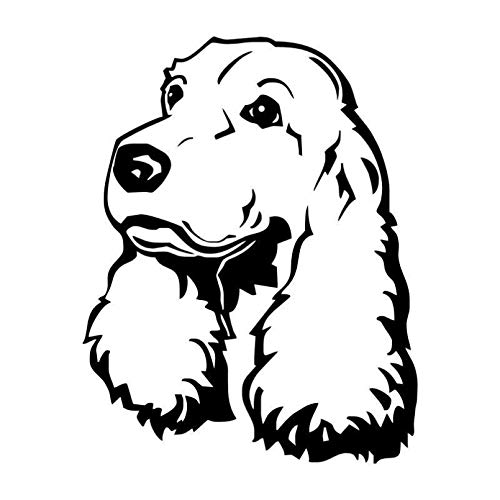 SCSHY Auto-Aufkleber 13 * 16.4Cm Cocker Spaniel Hund Lustige Tierkörperdekoration Autoaufkleber Abziehbilder Schwarz/Splitter SCSHY Auto-Aufkleber 13 * 16.4Cm Cocker Spaniel Hund Lustige Tierkörperdekoration Autoaufkleber Abziehbilder Schwarz/Splitter von SCSHY