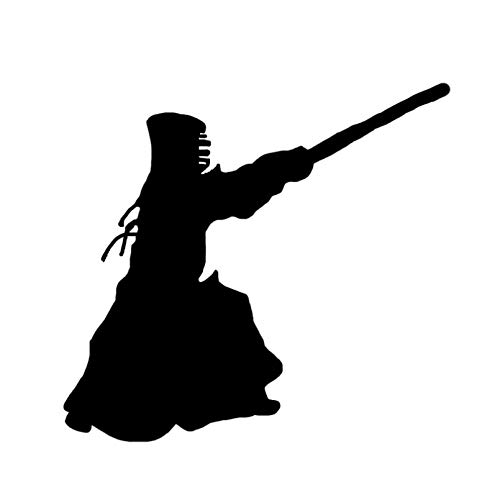 SCSHY Auto-Aufkleber 13.6 * 12.6Cm Coolster Kendo Sports Decor Auto Modellieraufkleber Vinyl Schwarz/Silber SCSHY Auto-Aufkleber 13.6 * 12.6Cm Coolster Kendo Sports Decor Auto Modellieraufkleber Vinyl Schwarz/Silber von SCSHY