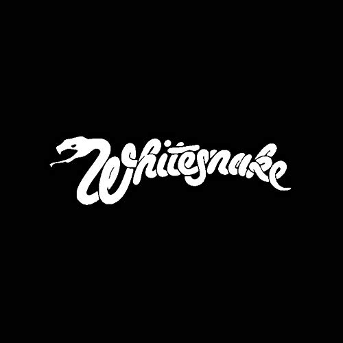 SCSHY Auto-Aufkleber 17.8Cm * 5Cm Whitesnake Rock Warnschild Vinyl Motorrad Auto Aufkleber Aufkleber Schwarz/Silber von SCSHY