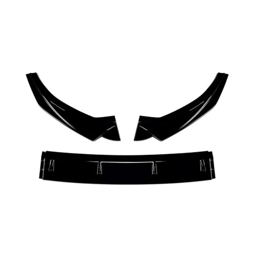 SCSTHRCRA Für A*UDI A3 8V 2013-2016 Pre Front Stoßstange Schaufel Front Lip Spoiler Außen Änderung Glänzend Schwarz Frontspoiler von SCSTHRCRA