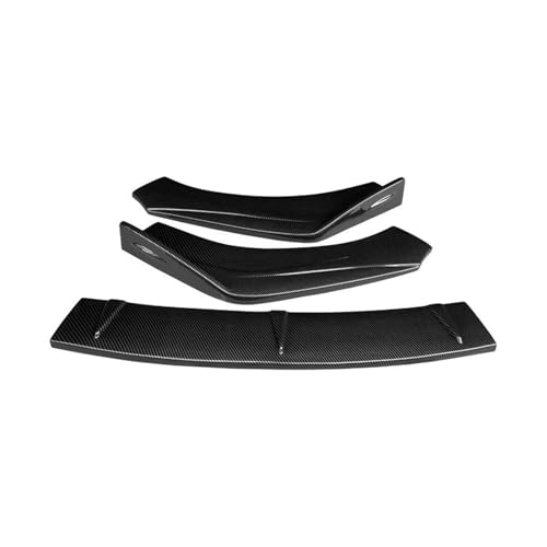 SCSTHRCRA Für A*UDI A8 2017 2019 2021 2022 Front Stoßstange Splitter Lip Body Kit Spoiler Diffusor Deflektor Frontspoiler(Carbon Fiber Look) von SCSTHRCRA