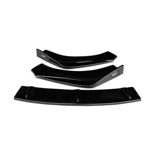 SCSTHRCRA Für A*UDI A8 2017 2019 2021 2022 Front Stoßstange Splitter Lip Body Kit Spoiler Diffusor Deflektor Frontspoiler(Gloss Black) von SCSTHRCRA