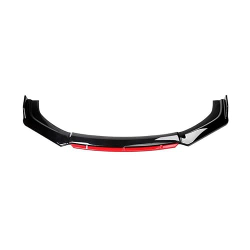 SCSTHRCRA Für A*UDI Q3 2012-2020 Sport 4Pcs Front Stoßstange Split Lip Body Kit Spoiler Diffusor Deflektor Modifikation Frontspoiler(Black Red) von SCSTHRCRA