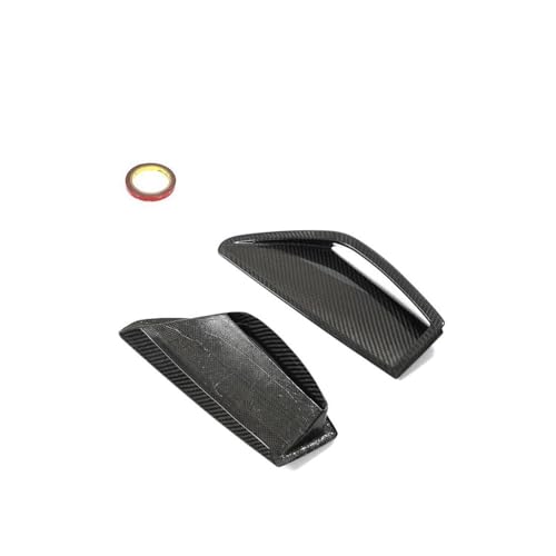 SCSTHRCRA Für A*UDI RS6 RS7 C8 Avant 2019-2022 Dry Carbon Fiber Auto Vorderen Stoßfänger Air Scoop Einsatz Auto Front Air Vnet Abdeckung Vorne Frontspoiler von SCSTHRCRA