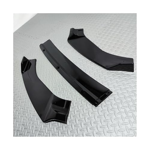 SCSTHRCRA Für F&ord Für Fiesta MK8 ST ST-line 2017-2021 Pre-LCI Auto Front Stoßstange Lip Diffusor Spoiler Splitter ABS Glanz Schwarz Bodykits Tuning Front Spoiler Lippe(Gloss Black) von SCSTHRCRA