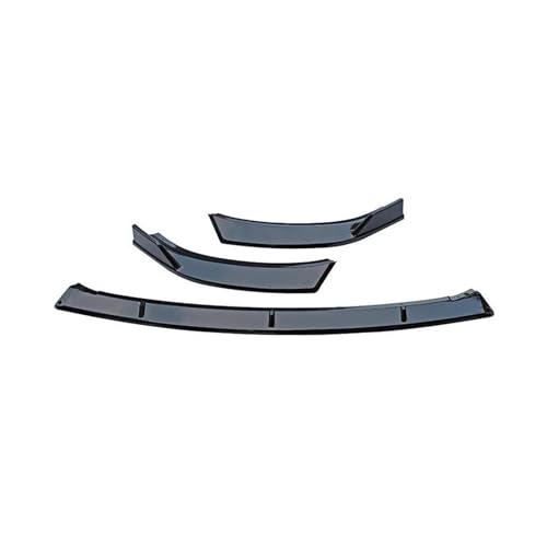 SCSTHRCRA Für Lingdu 2020-2021 Auto Stoßstange Lip Splitter Front Schaufel Spoiler Diffusor Canard Protector Frontspoiler(Piano Black 3pk) von SCSTHRCRA
