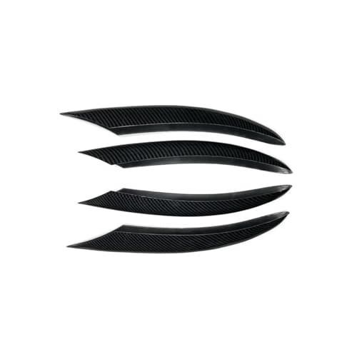 SCSTHRCRA Für M&ercedes C Klasse W205 S205 A205 C205 C200 C220d C300 2018-2021 Auto Front Stoßstange Splitter Lip Spoiler Protector Diffusor Frontspoiler(Carbon Look B) von SCSTHRCRA